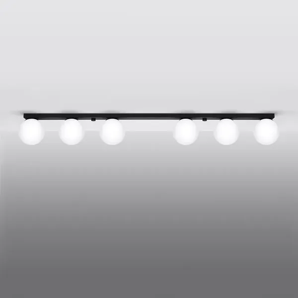 Plafon YOLI 6 czarny