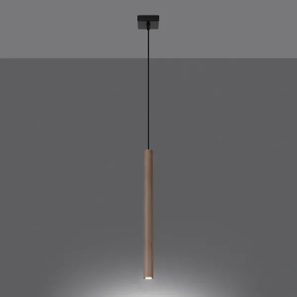 Lampa wisząca PASTELO 1 drewno