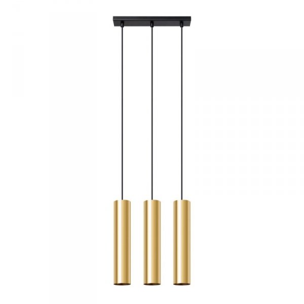 Lampa Wisząca LAGOS 3 złoty połysk