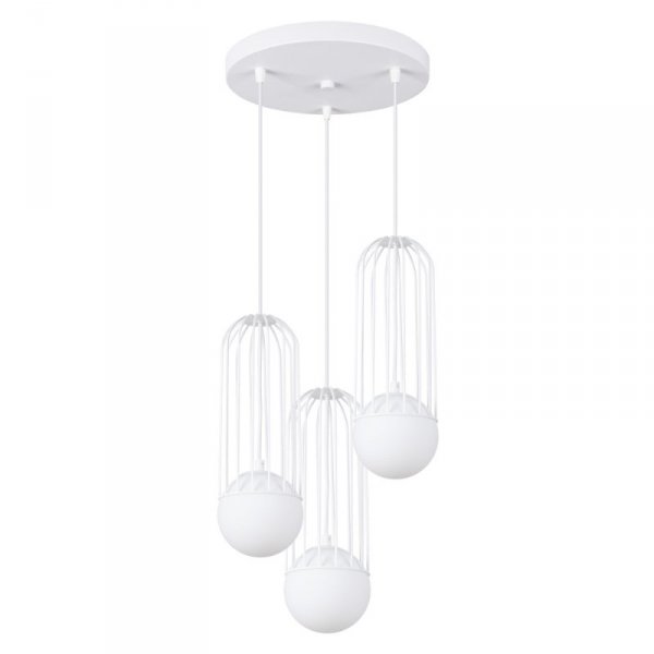 Lampa wisząca BRINA 3P biała