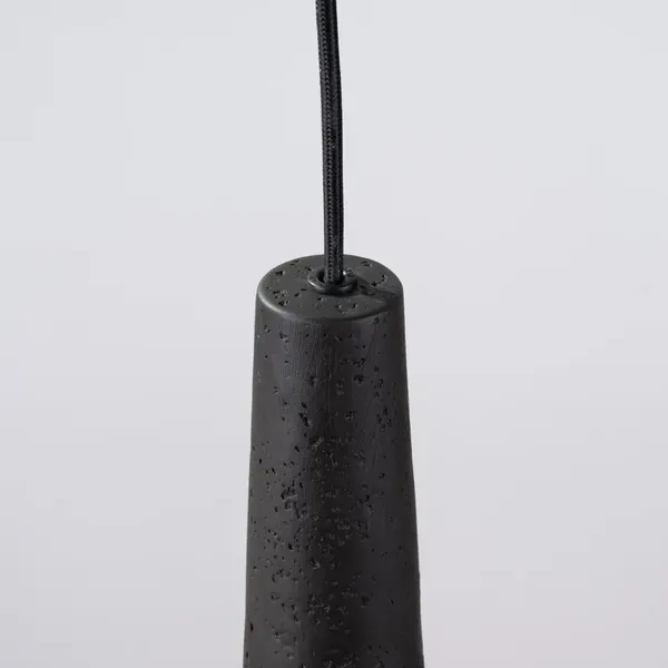 Lampa wisząca ELECTRA czarna beton