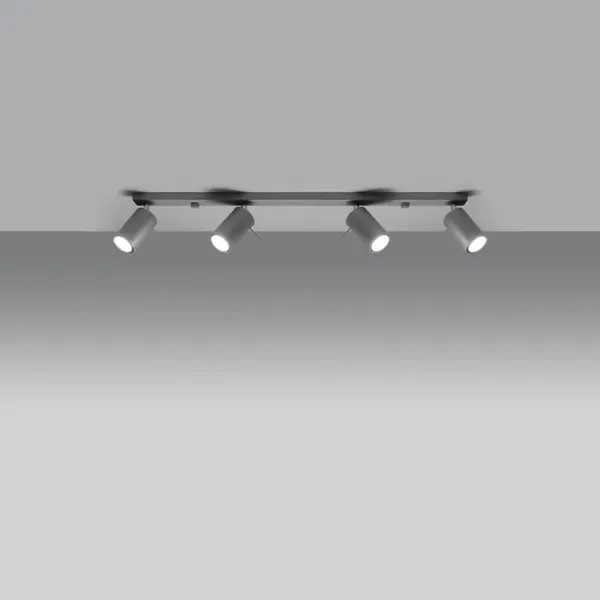 Plafon RING 4L szary