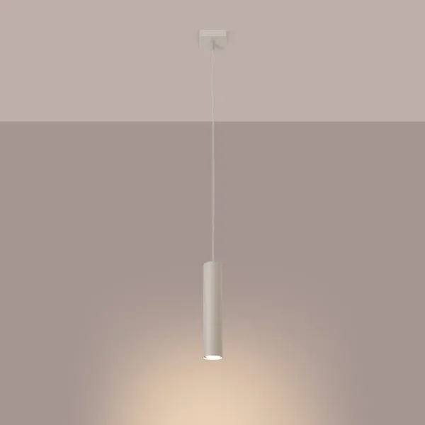 Lampa wisząca LAGOS 1 beżowa