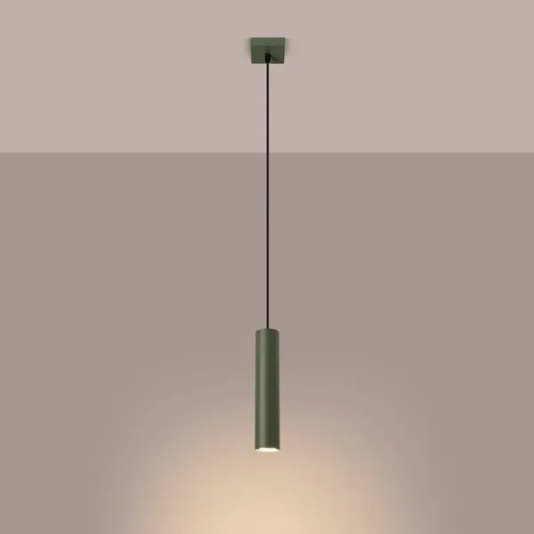 Lampa wisząca LAGOS 1 zielona oliwka