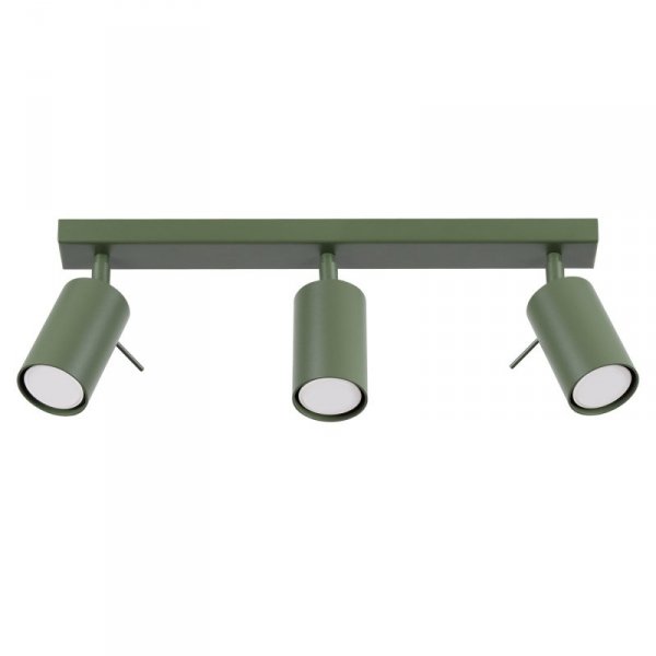 Plafon RING 3L zielony oliwkowy
