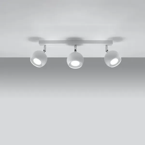 Plafon OCULARE 3 biały