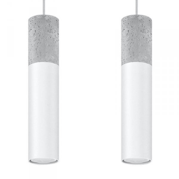 Lampa wisząca BORGIO 2 biały