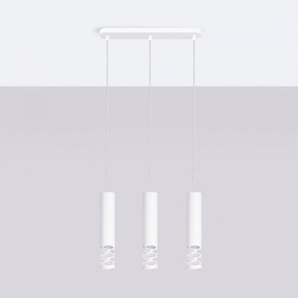 Lampa wisząca LIRO 3L biały