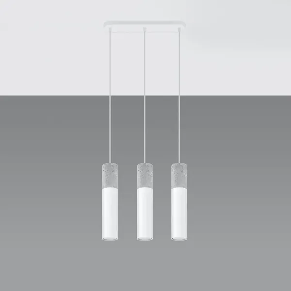 Lampa wisząca BORGIO 3L biały