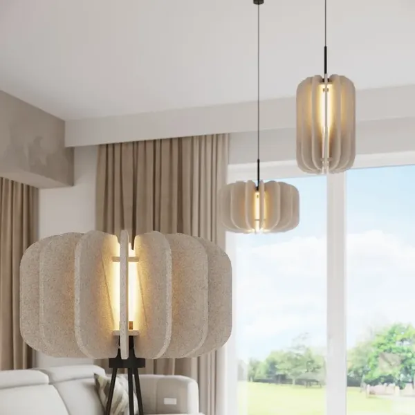Lampa wisząca MULA 45 beżowa