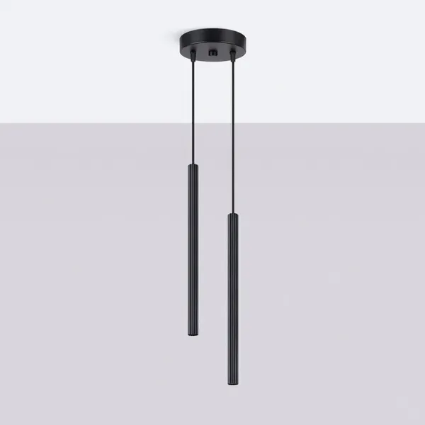 Lampa wisząca ARCHE 2P czarna