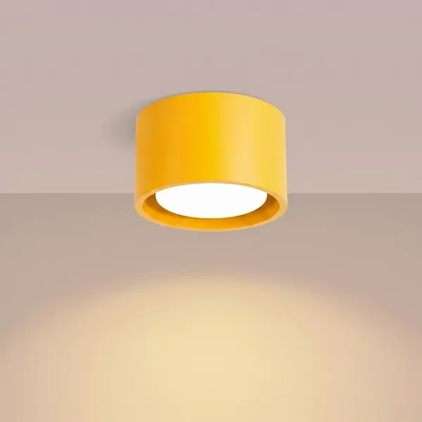 Plafon MODO 1 żółty Gx53