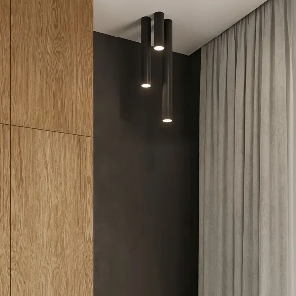 Plafon LAGOS 60 czarny