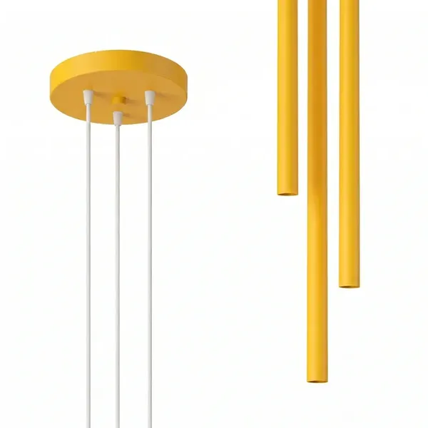 Lampa wisząca PASTELO 3P żółta