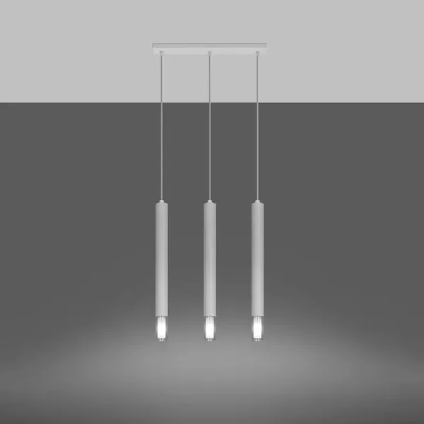 Lampa wisząca WEZYR 3 biała