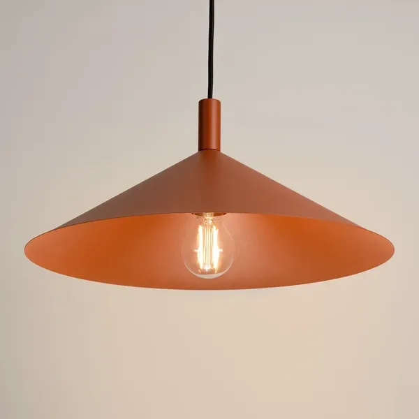 Lampa wisząca NOX 40 ochra czerwona