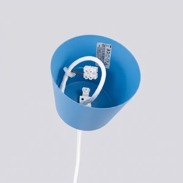 Lampa wisząca BILO błękitna