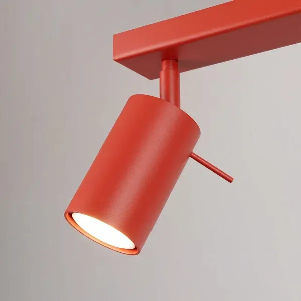 Plafon RING 2 czerwony