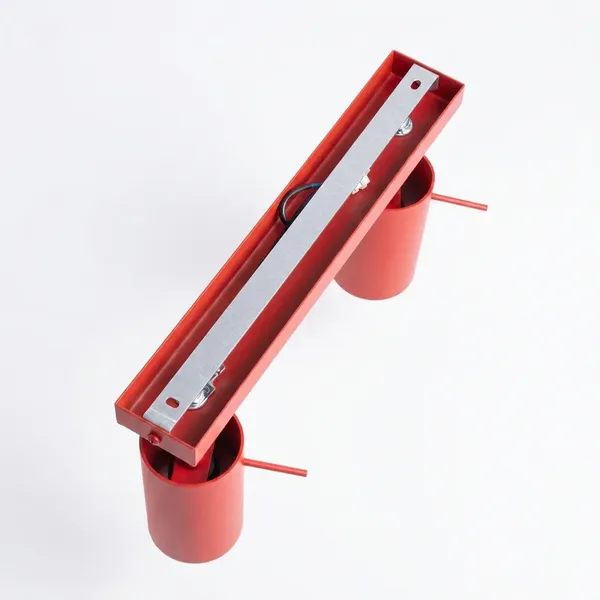 Plafon RING 3L czerwony