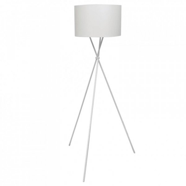 Lampa podłogowa, biała