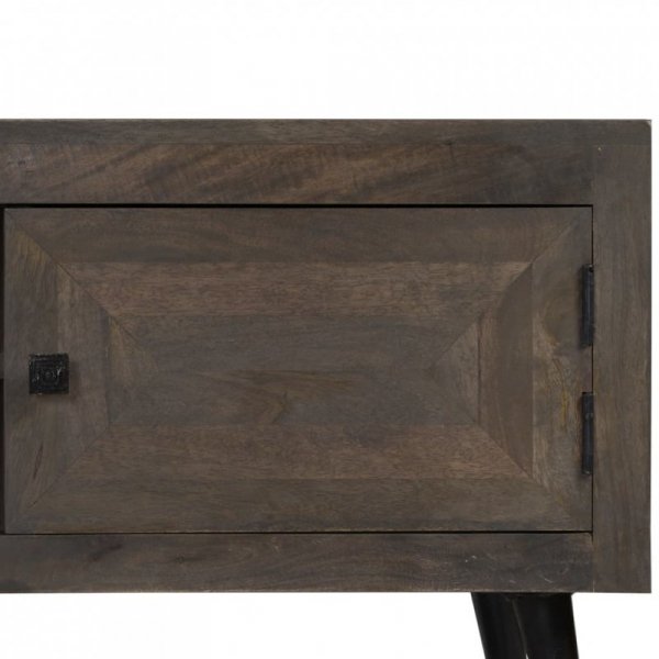 Szafka pod telewizor, lite drewno mango, 140 x 30 x 45 cm