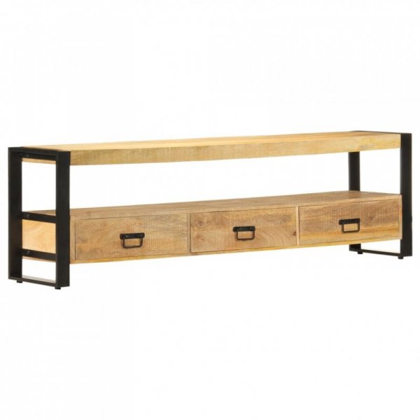 Szafka pod telewizor, 150 x 30 x 45 cm, lite drewno mango