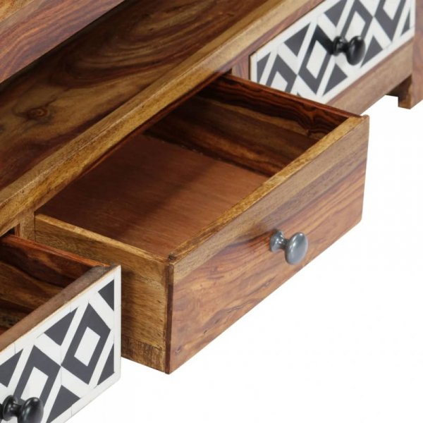 Szafka pod TV, 120x30x40 cm, lite drewno sheesham