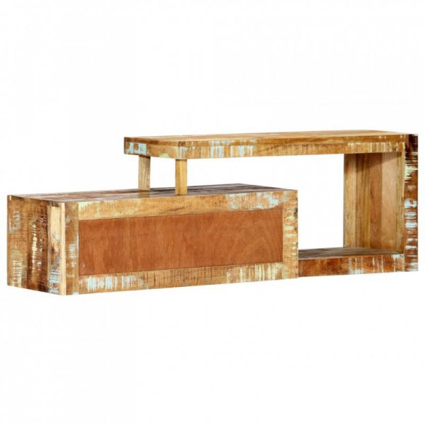 Szafka pod TV, 120 x 30 x 40 cm, lite drewno odzyskane