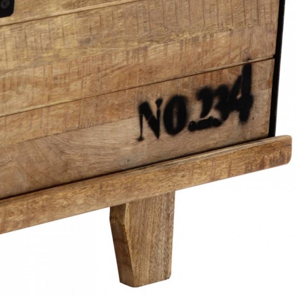 Szafka pod TV, 120x30x40 cm, lite drewno mango