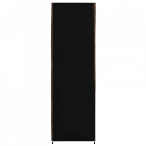 Szafa, czarna, 87 x 49 x 159 cm, materiałowa