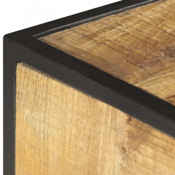 Szafka pod TV, 130 x 30 x 39 cm, lite drewno mango