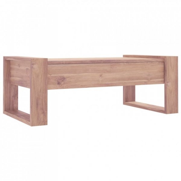 Stolik kawowy, 110 x 60 x 40 cm, lite drewno tekowe