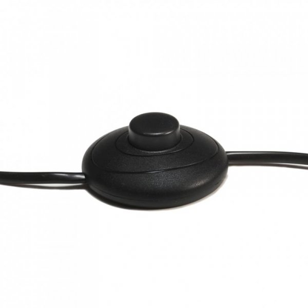 Lampa podłogowa na trójnogu, czarno-złota, drewno, 141 cm