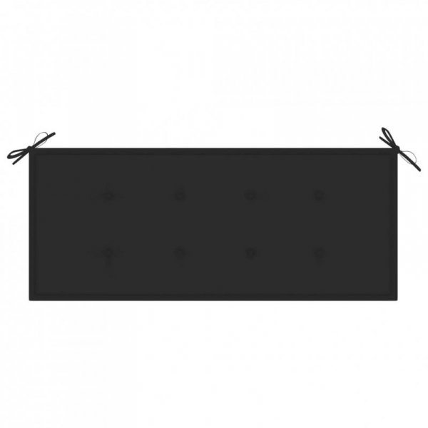 Ławka ogrodowa z poduszką, 120 cm, bambusowa