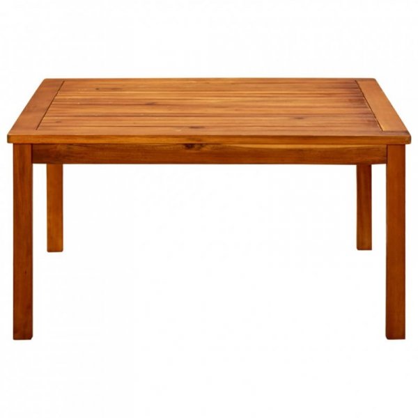 Ogrodowy stolik kawowy, 85x85x45 cm, lite drewno akacjowe