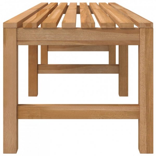 Ławka ogrodowa, 150 cm, lite drewno tekowe