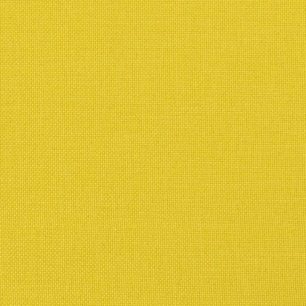 2-osobowa sofa z poduszkami, jasnożółta, 120 cm, tkanina