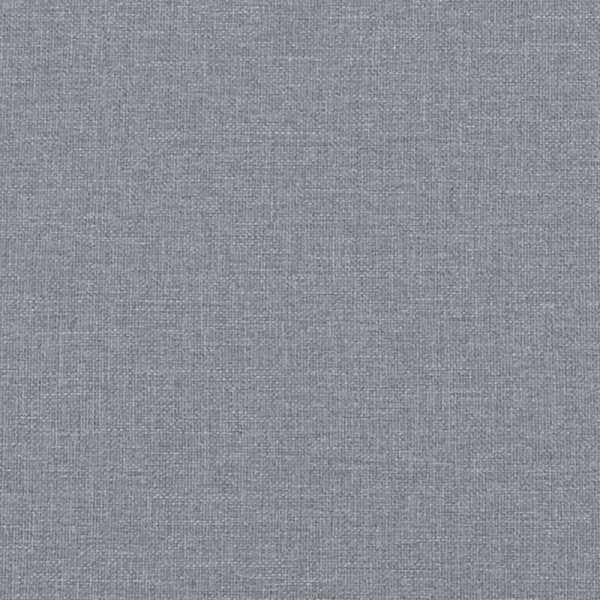 2-osobowa sofa z poduszkami, jasnoszara, 120 cm, tkanina