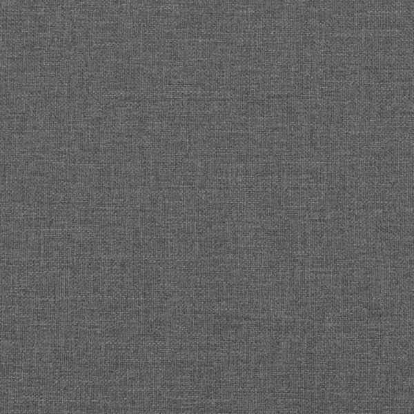 2-osobowa sofa z poduszkami, ciemnoszara, 140 cm, tkanina