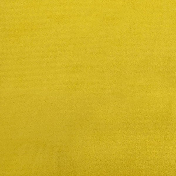 2-osobowa sofa z poduszkami, żółta, 140 cm, aksamit