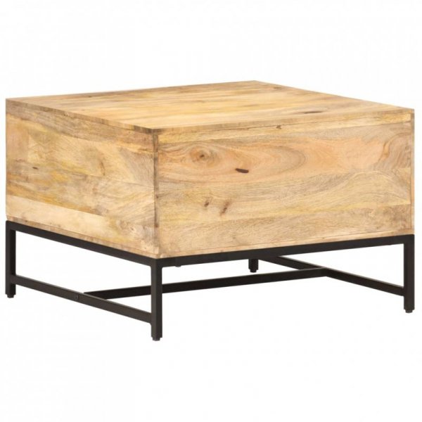 Stolik kawowy, 67 x 67 x 45 cm, lite drewno mango