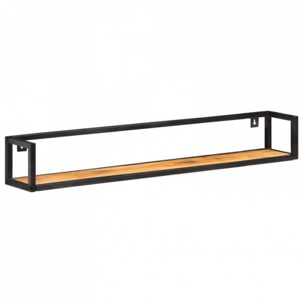 Półki ścienne, 2 szt., 120 cm, lite drewno akacjowe