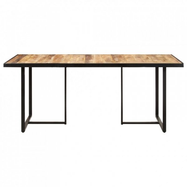 Stół jadalniany, 160 cm, surowe drewno mango