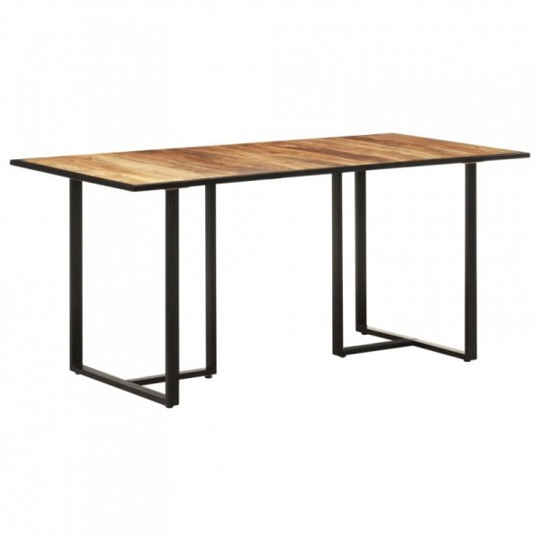 Stół jadalniany, 160 cm, surowe drewno mango