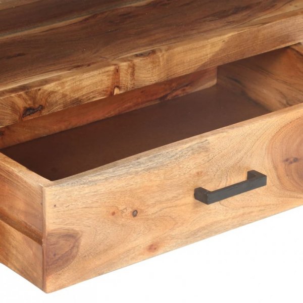 Szafka pod TV, 120x35x45 cm, drewno z miodowym wykończeniem