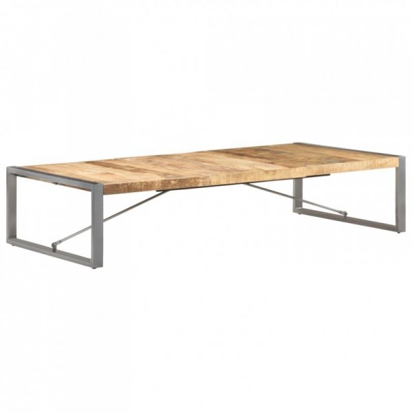 Stolik kawowy, 180 x 90 x 40 cm, surowe drewno mango