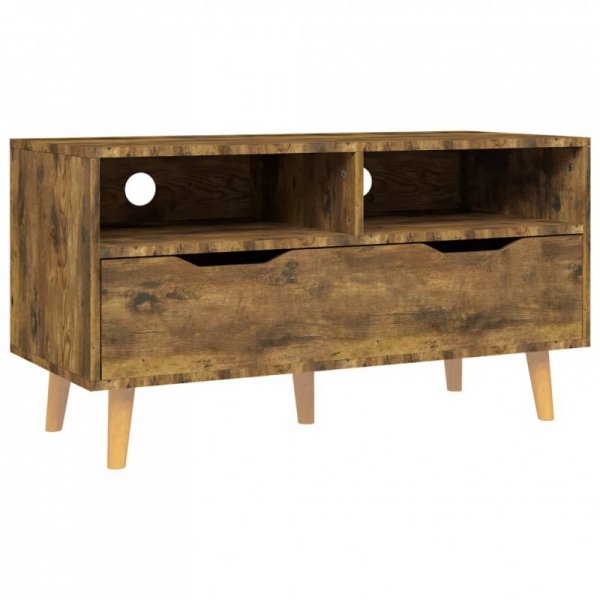 Szafka pod TV, przydymiony dąb, 90x40x48,5 cm