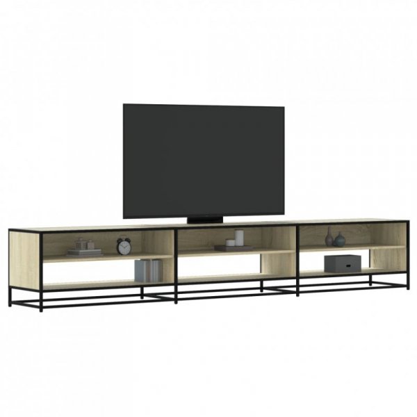 Szafka TV, dąb sonoma, 270x40x46 cm, materiał drewnopochodny