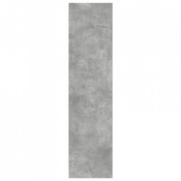Szafa, szarość betonu, 30x50x200 cm, materiał drewnopochodny
