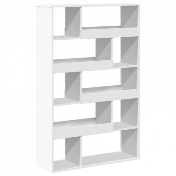Regał, biały, 100x33x156,5 cm, materiał drewnopochodny